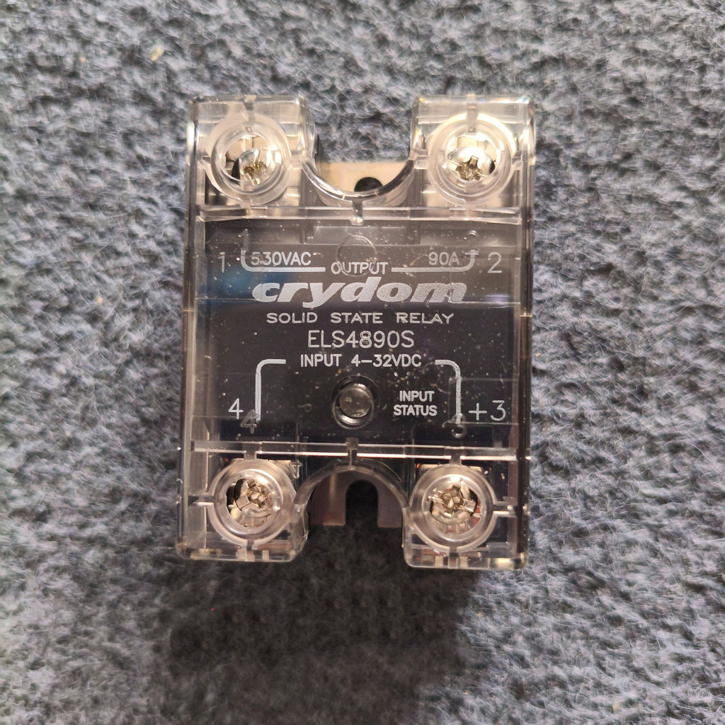 ELS4850S 75S 90S 125S American Express CRYDOM แบรนด์เดิมใหม่ Solid State Relay เฟสเดียว