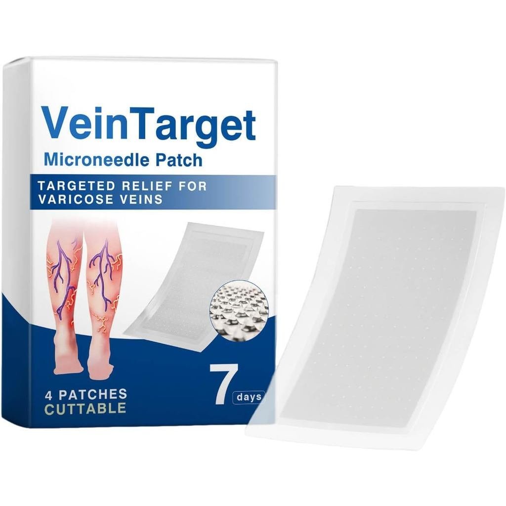 VeinTarget Microneedle Patch, 2026 Advanced Varicose Veins Treatment for Legs, VeinTarget Varicose V