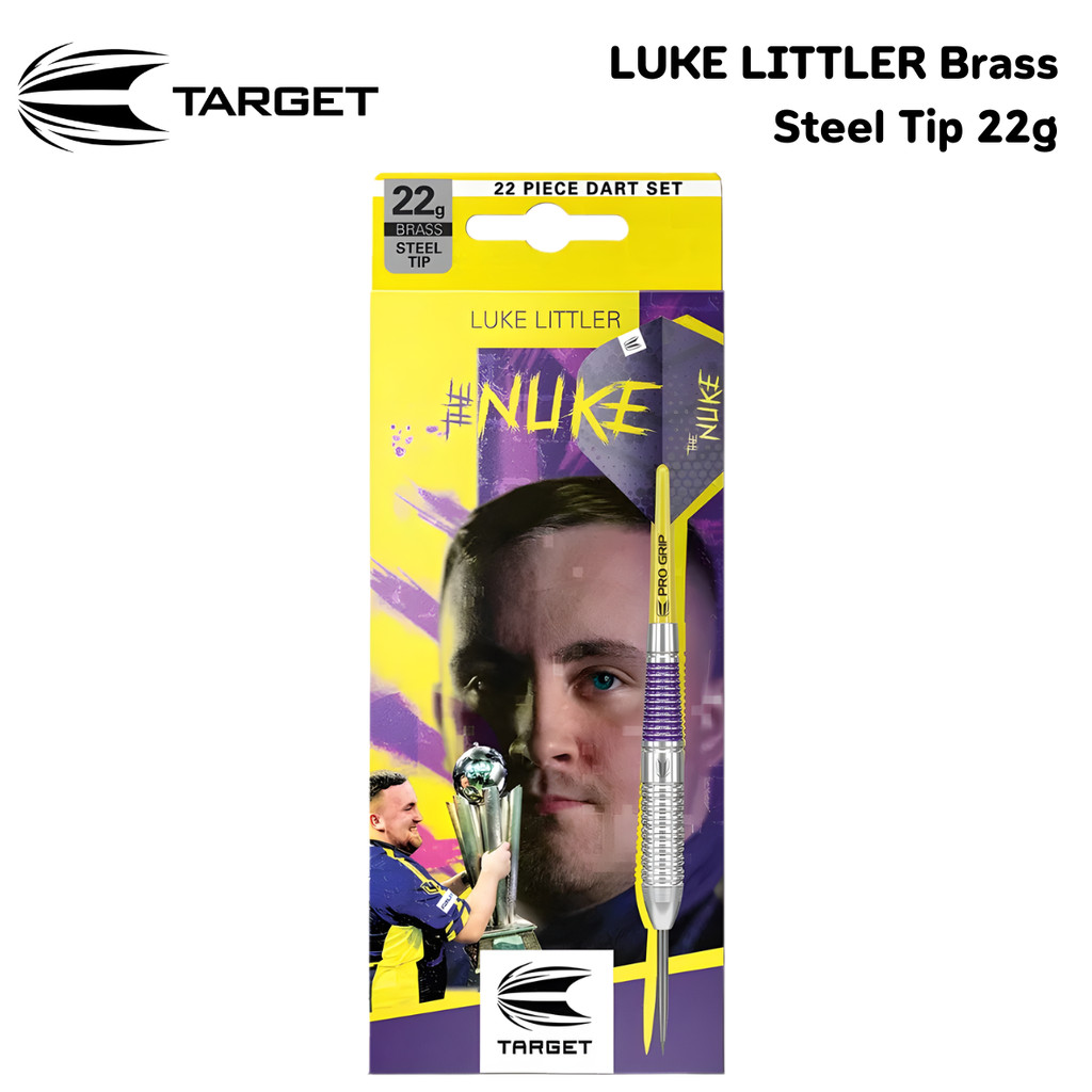 ลูกดอกปาเป้า TARGET LUKE LITTLER Brass Steel Darts 22g
