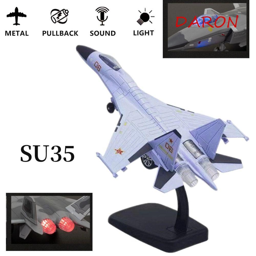 DARON Fighter เครื่องบินของเล่น, Pullback & Go F16 F22 F35 Aviao เครื่องบินรุ่น, เค้ก Topper จําลองแ