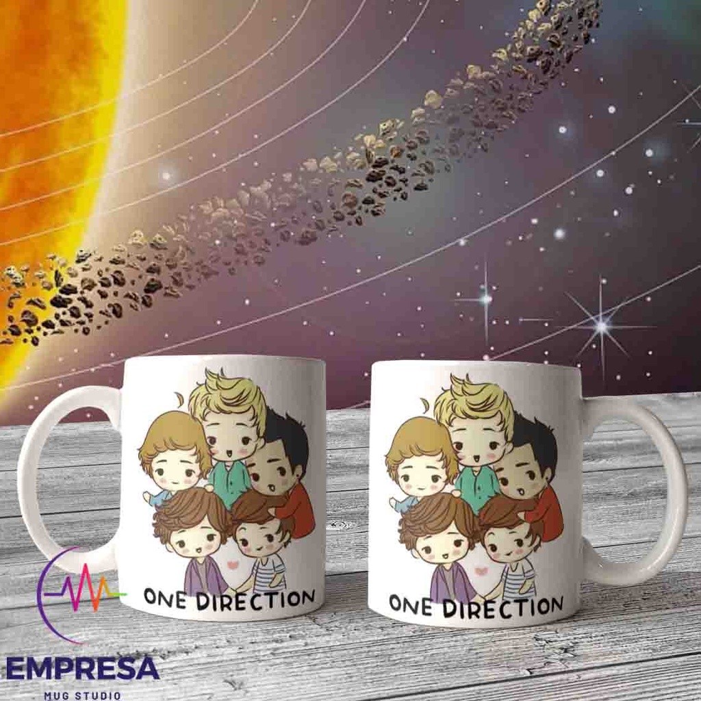 One Direction Anime Chibi Coffee Mug Motif Mug