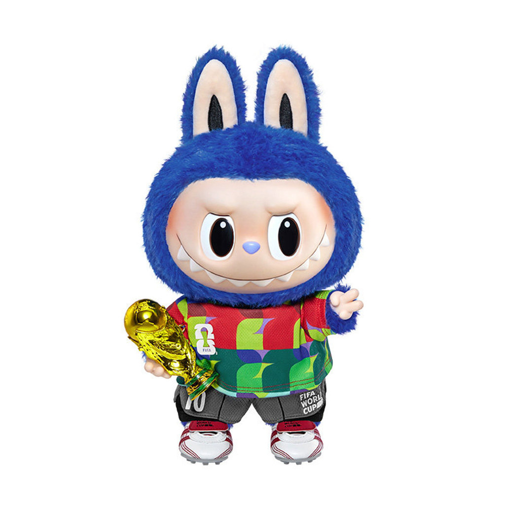 POPMART LABUBU x FIFA Catch the Win Vinyl Plush Doll อินเทรนด์เล่นรูป Mystery Box ของขวัญ