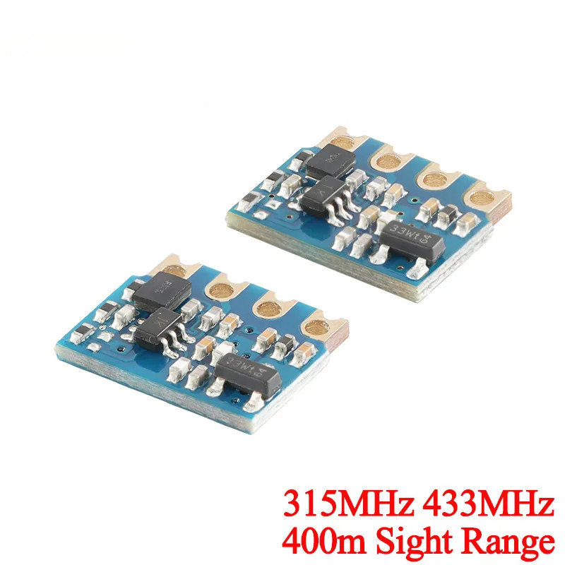 315MHz 433MHz ไร้สาย RF รีโมทคอนโทรลโมดูลเครื่องส่งสัญญาณ ASK OOK Modulation ความไวสูงทางไกล 400m สม