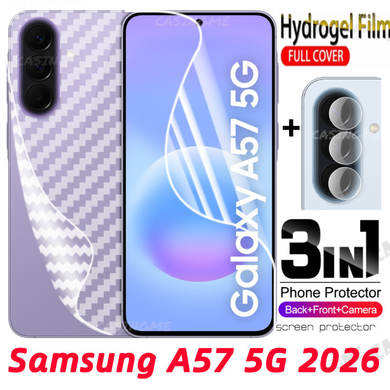 Samsung A57 5G A37 ด้านหน้าด้านหลังคลุมทั้งหมดป้องกันฟิล์มHydrogelสําหรับSamsung Galaxy A57 A37 A17 