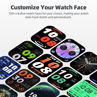 GOOJODOQ GPS+Alexa Smart Watch 3ATM กันน้ําสําหรับกีฬากลางแจ้งการตรวจสอบสุขภาพ