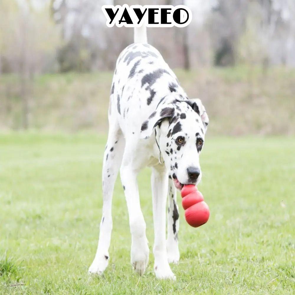YAEEO Kong Puppy Toys, Erratic Bounce Stuffable Kong ของเล่นสุนัข, 2024 ยางคลาสสิกหลายขนาดของเล่นเคี