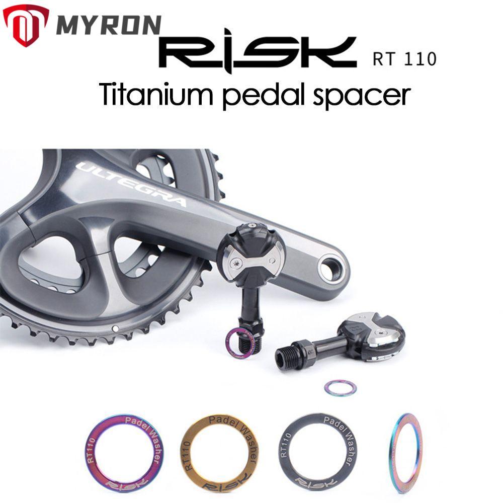 MYRON ชุด_pedal_spacer_2 ชิ้น กันสนิม ทนแดดฝน สำหรับจักรยาน