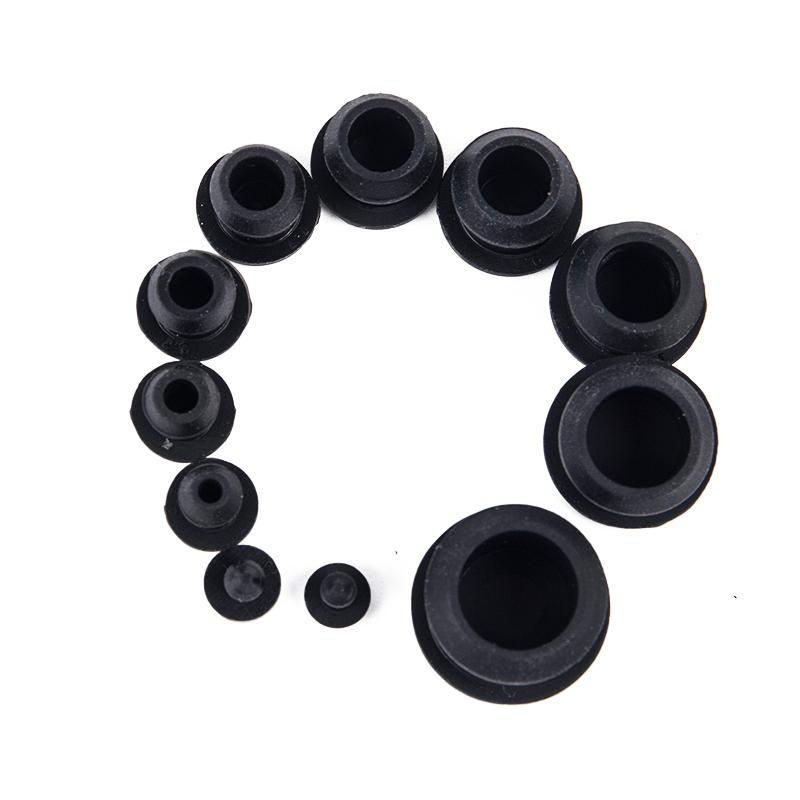 StardustLab 10 ชิ้นยางซิลิโคน Snap-on Hole Plug 2.5-14 มม.Nking End Caps Seal Stopper SDL