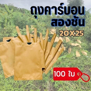 400 ใบ ถุงห่อผลไม้ ถุงห่อมะม่วง ใช้ห่อกันแมลง เพลี้ย แสงแดดไม่ต้องห่อกระดาษทับ ใช้ซ้ำได้ ไม่มีไอน้ำเกาะในถุง