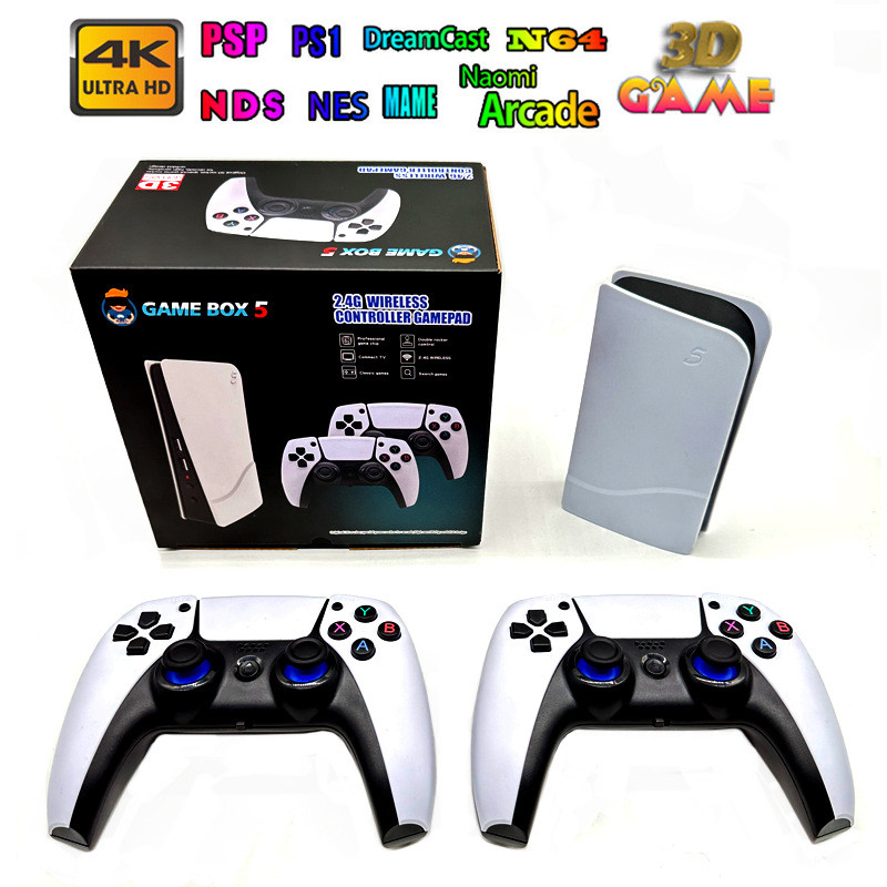 พัดลมทีวี 4k plus You ps5 เกมคอนโซลเกมคอนโซล Handle HD 2.4g ครอบครัว p5psp อาเขต