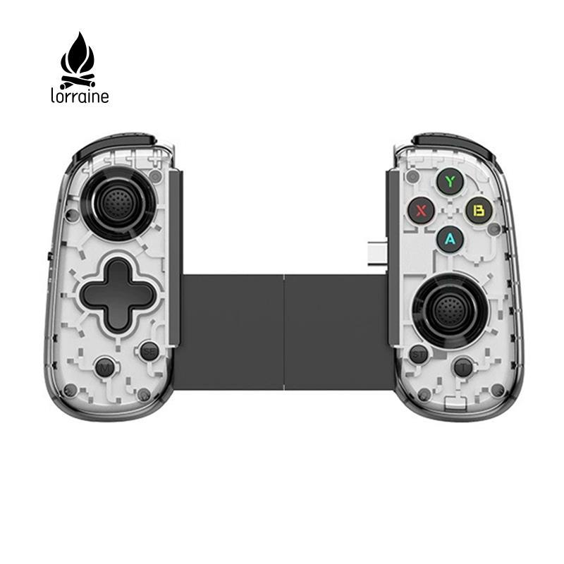 D6 Mini Stretch Gamepad พับ Hall Effect จอยสติ๊กพอร์ต Type-C สําหรับ Android สําหรับ PC แท็บเล็ตโทรศัพท์มือถือ