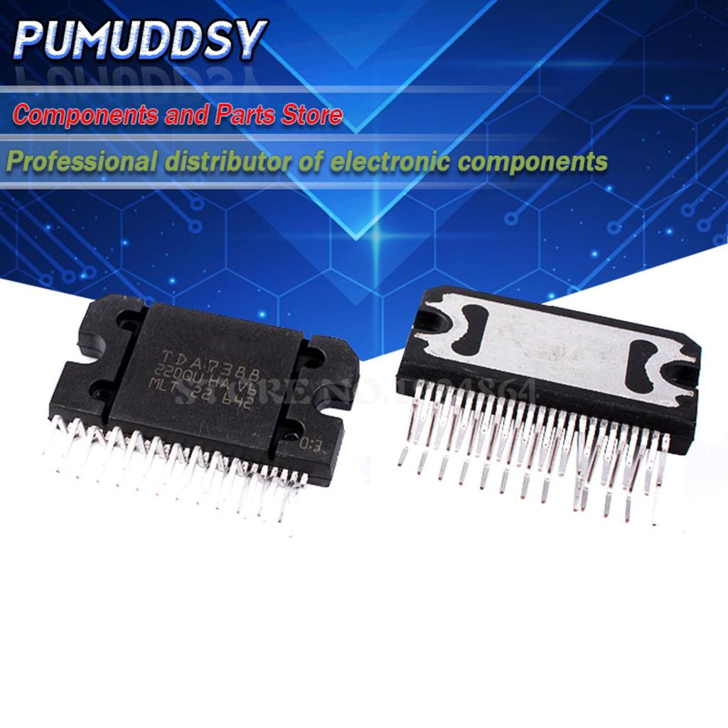 2PCS TDA7388 ZIP25 TDA7388A ZIP 4 42W quad bridge รถวิทยุเครื่องขยายเสียงใหม่และ IC