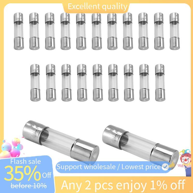 20 x 250 V 2A F2AL Quick F link ฟิวส์หลอดแก้ว 5 มม. x 20 มม.