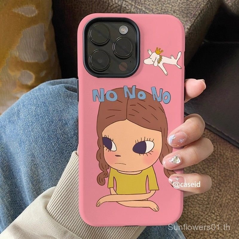 Ins น่ารัก nono Yoshitomo Nara เคสโทรศัพท์เหมาะสําหรับ iPhone17/16ProMax/15/14/13/12/Samsung S24 Plu