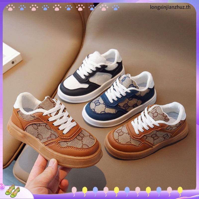 พร้อมส่ง รองเท้าผ้าใบลําลอง น้ําหนักเบา ใส่สบาย แฟชั่นสําหรับเด็กผู้ชาย และเด็กผู้หญิง ราคา ถูกที่สุด ดีลบีเคเค แกลเลอรีภาพที่ 3