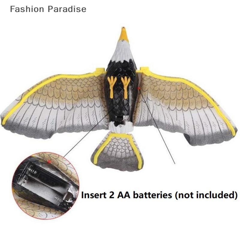 [chenyoubing] 1 ชิ้น Luminous Bird Repellent แขวน Eagle พร้อมเพลง Flying Bird Scarer Garden Boutique