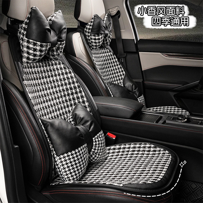 Four Seasons Universal Car Cushion Classic Style Breathable Comfortable Car Seat Cover Affordable Lu