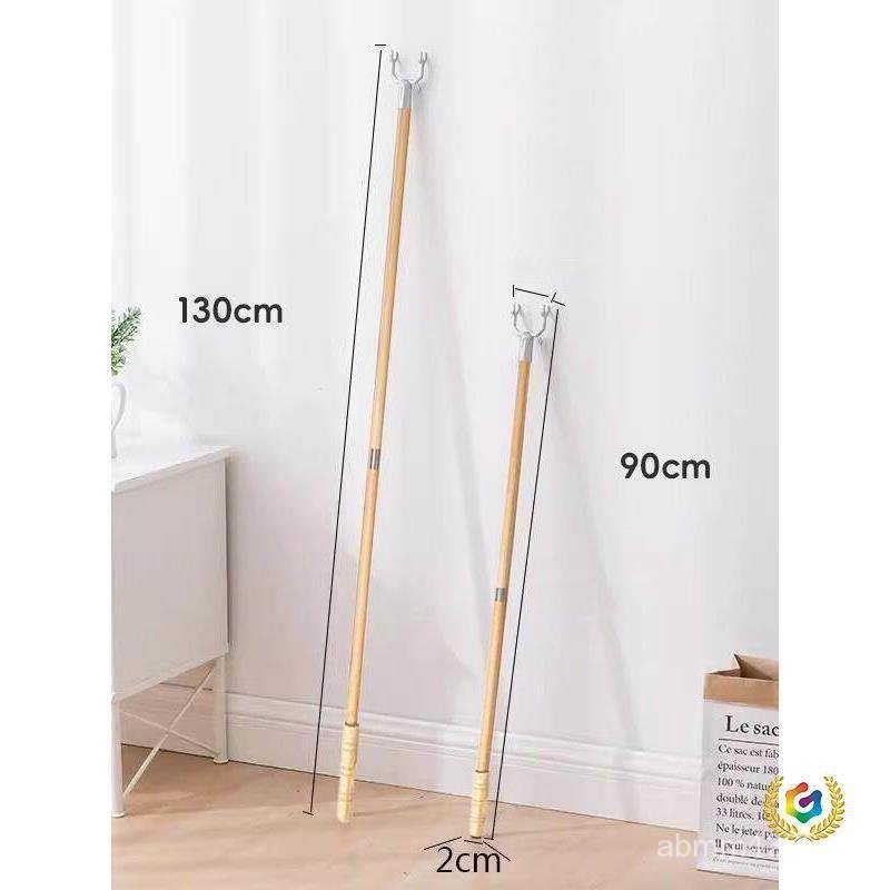North Anti-Slip Support สไตล์ยุโรปบดเสื้อผ้าอบแห้งไม้เนื้อแข็ง Camphor Pine เสื้อผ้า Log ก้านธรรมชาต