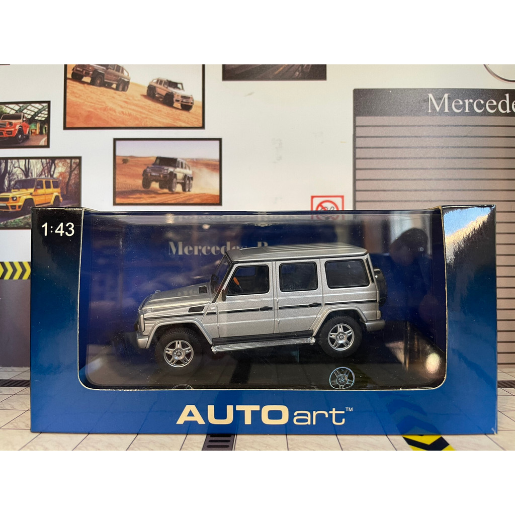 1: 43 autoart Benz g500 Silver Long Axis Four Doors LWB