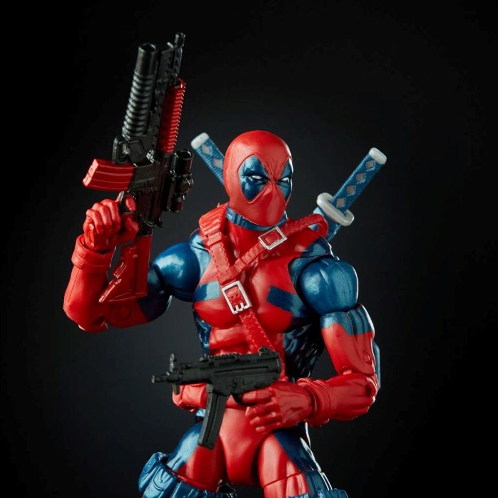 ของแท้ Hasbro Marvel Legends Retro Wall Card Deadpool 80th Anniversary Limited Movable