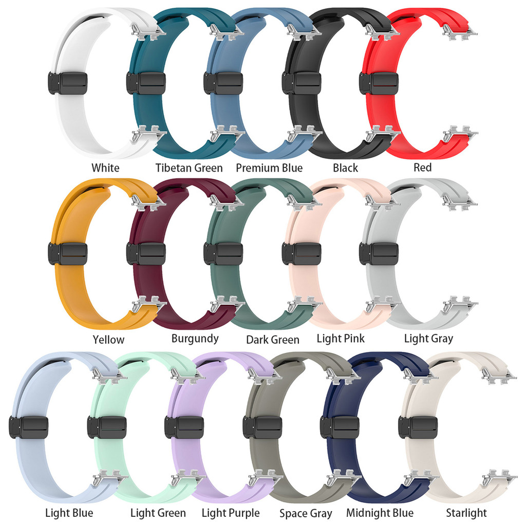 หัวเข็มขัดแม่เหล็กสายรัดซิลิโคนสําหรับ Huawei Band 11/Band 11 Pro NFC สําหรับ Band 10/9/8 สายคล้องคอกีฬาสําหรับผู้ชายผู้หญิง ราคา ถูกที่สุด ดีลบีเคเค แกลเลอรีภาพที่ 6