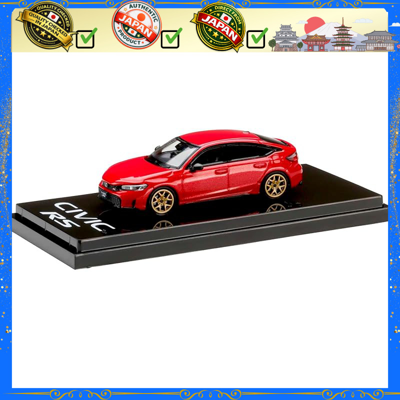 Hobby Japan HJ64 1/64 Honda Civic RS Custom Version Premium Crystal Red Metallic Complete Model HJ64