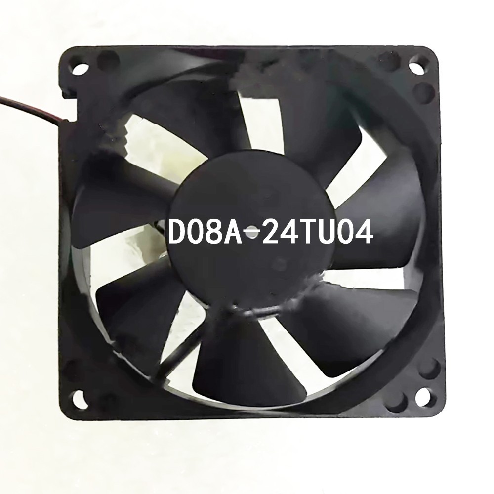 ใหม่ในกล่อง Nidec Printer Fan 80X80X25mm D08A-24TU 04 24VDC 0.11A Server Fan