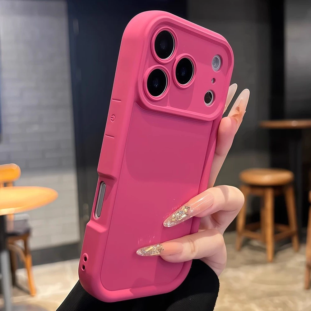 เคสไอโฟน For iPhone 18 Pro 17 16 11 15 14 12 Pro Max เคสไอโฟน 13 XR 8 7 Plus X XS Max เคสโทรศัพท์ ชนิด TPU สีพื้น สำหร