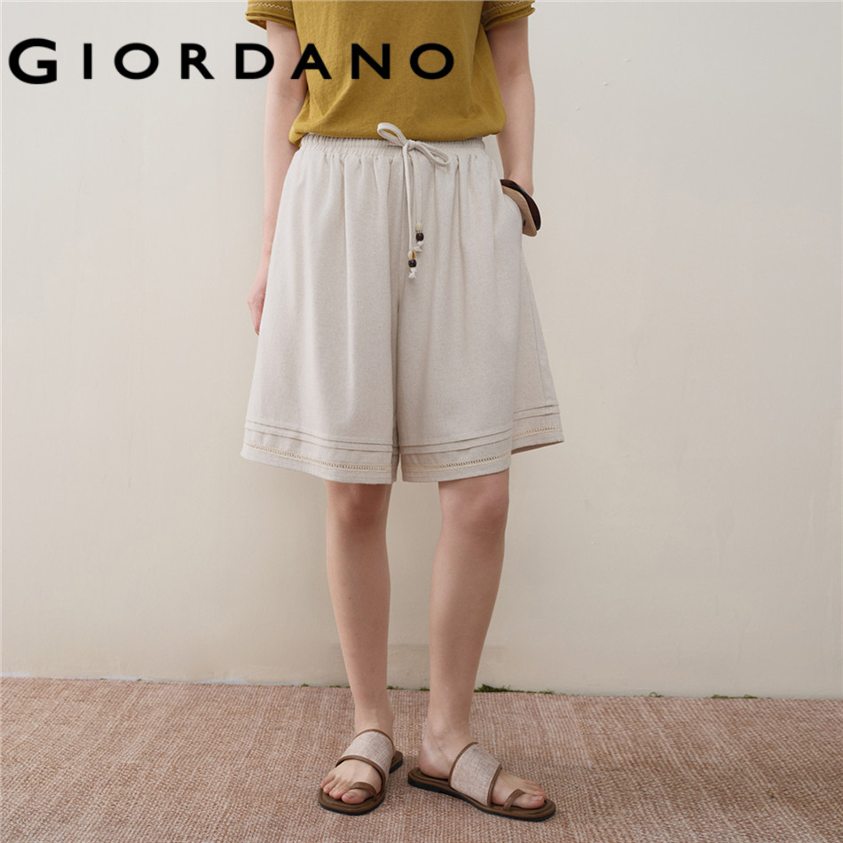 GIORDANO WOMEN Women Stitched Casual Pants 18406802