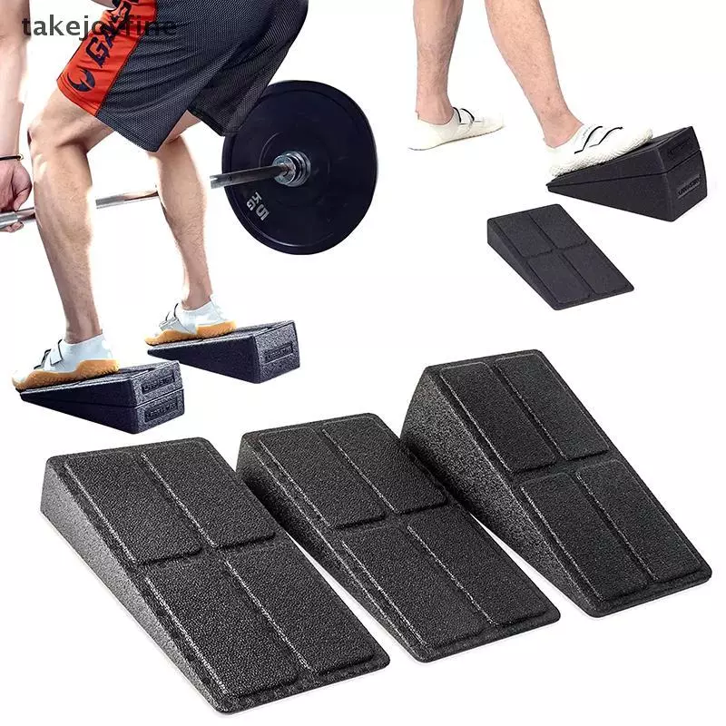 TFTH เซต 3 ชิ้น Wedge Block สำหรับการฝึก squat และ deadlift พร้อมการ-stretching กล้ามเนื้อขา