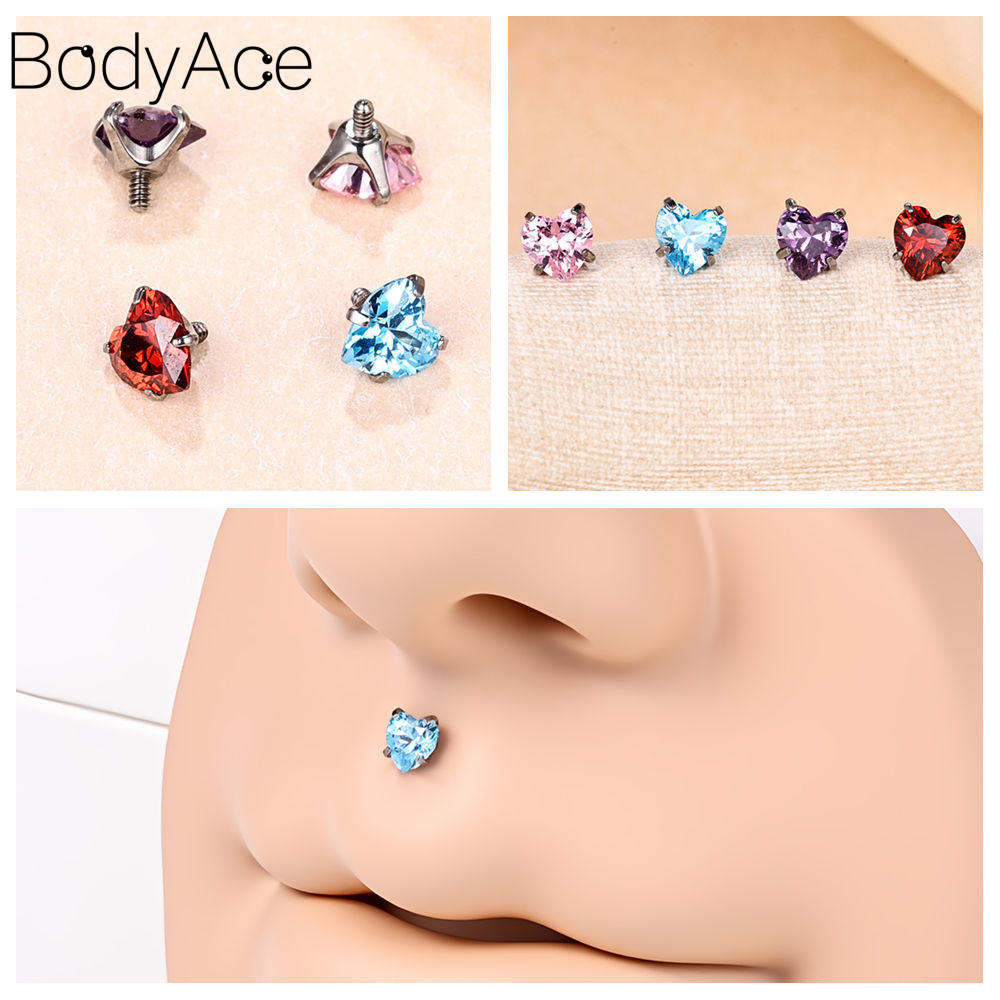 Bodyace ต่างหู titanium ขนาด 16G/18G/20G รูปที่ 5