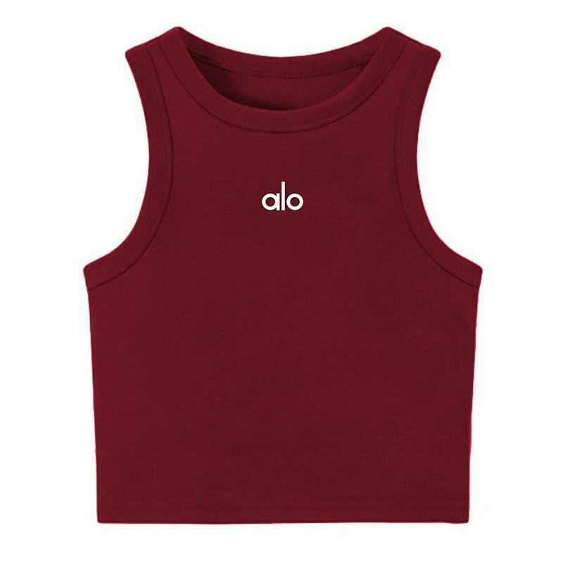 New Women's Yoga Vest Dopamine Fitness Midriff Outfit Hot-Selling Sling Top for Women 9W6w