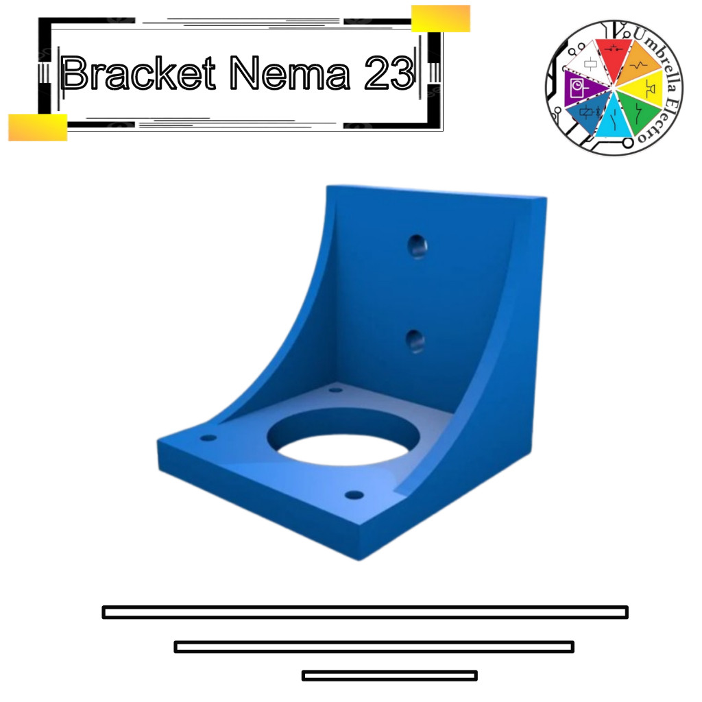 วงเล็บ Nema 23 Spacer มอเตอร์ Stepper Nema 23 Bracket Spacer 3D พิมพ์ผลิตภัณฑ์