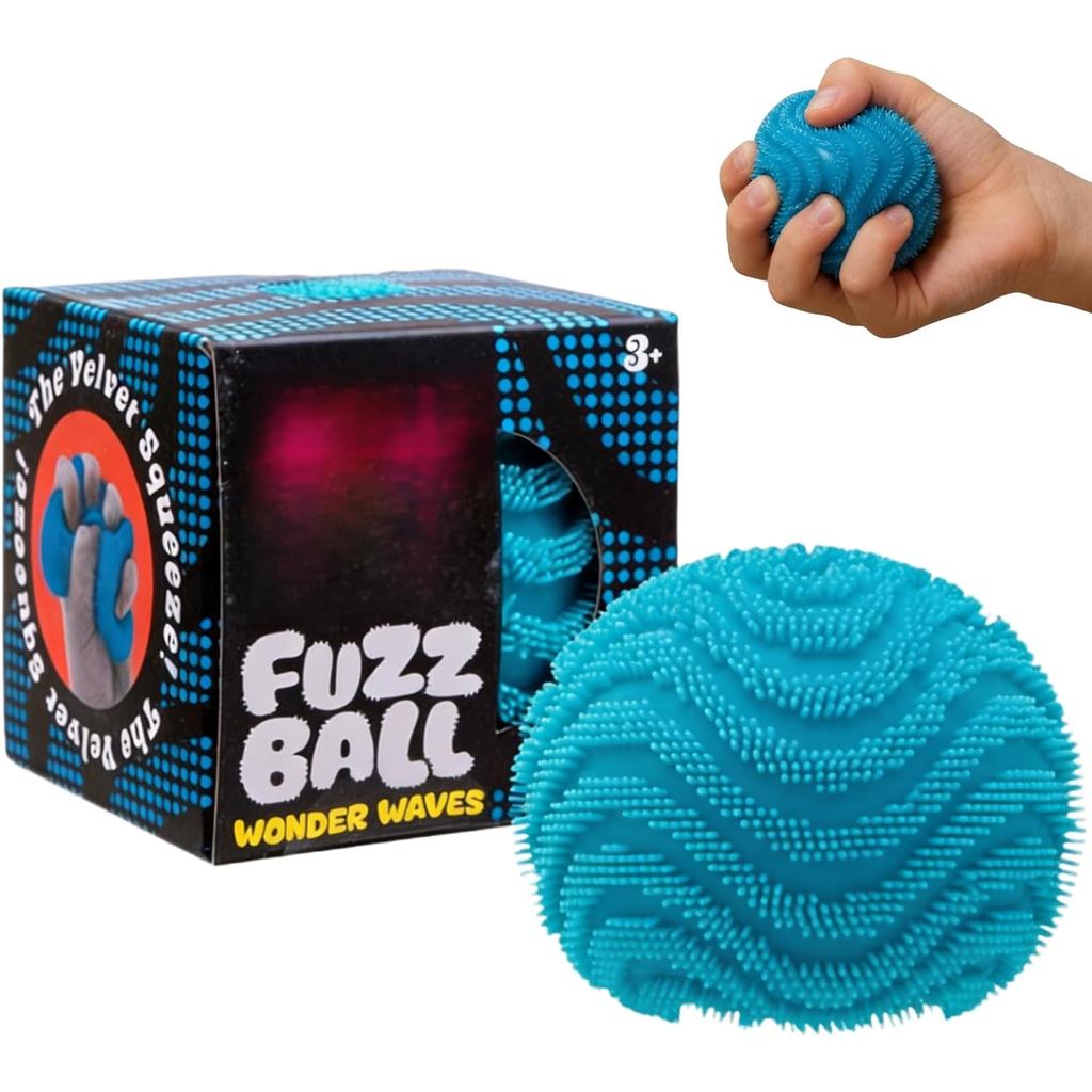 Fuzz Ball Squishy Toy, Soft Fidget Toy สําหรับความวิตกกังวลบรรเทา, Sensory Squishy Ball Calming Tact