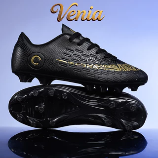 VENIA【จัดส่งภายใน 24 ชั่วโมง บางกอกสปอต】รองเท้าฟุตบอลสตั๊ด ไม่ต้องผูกเชือก รองเท้าฟุตซอลแบบ TF/FG สำหรับผู้ชาย และ
