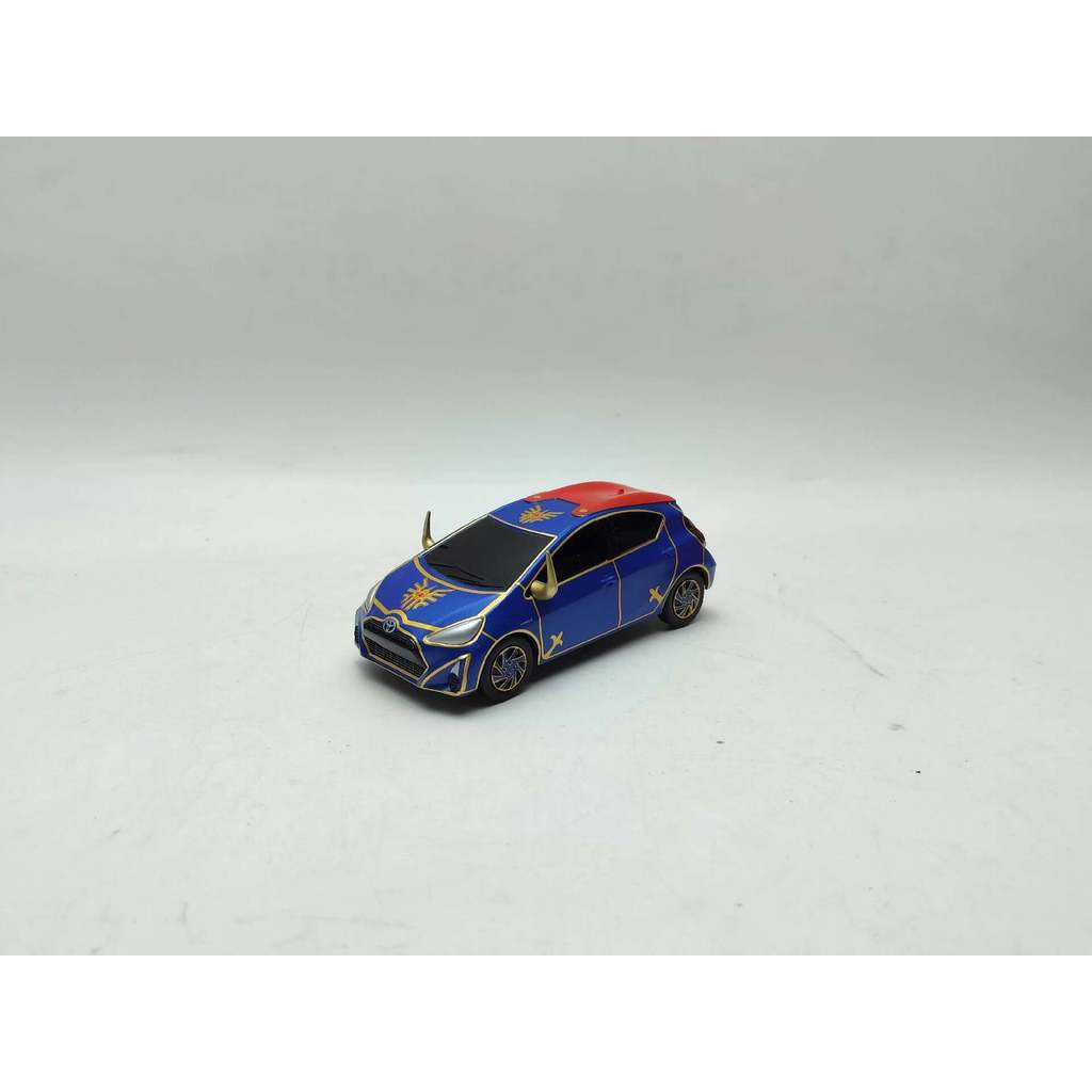[Orphan] ri รุ่น 1/43 Toyota AQUA Limited Dragon Quest DQ Lotrode Emblem โมเดลรถพลาสติก เกือบใหม่เอี