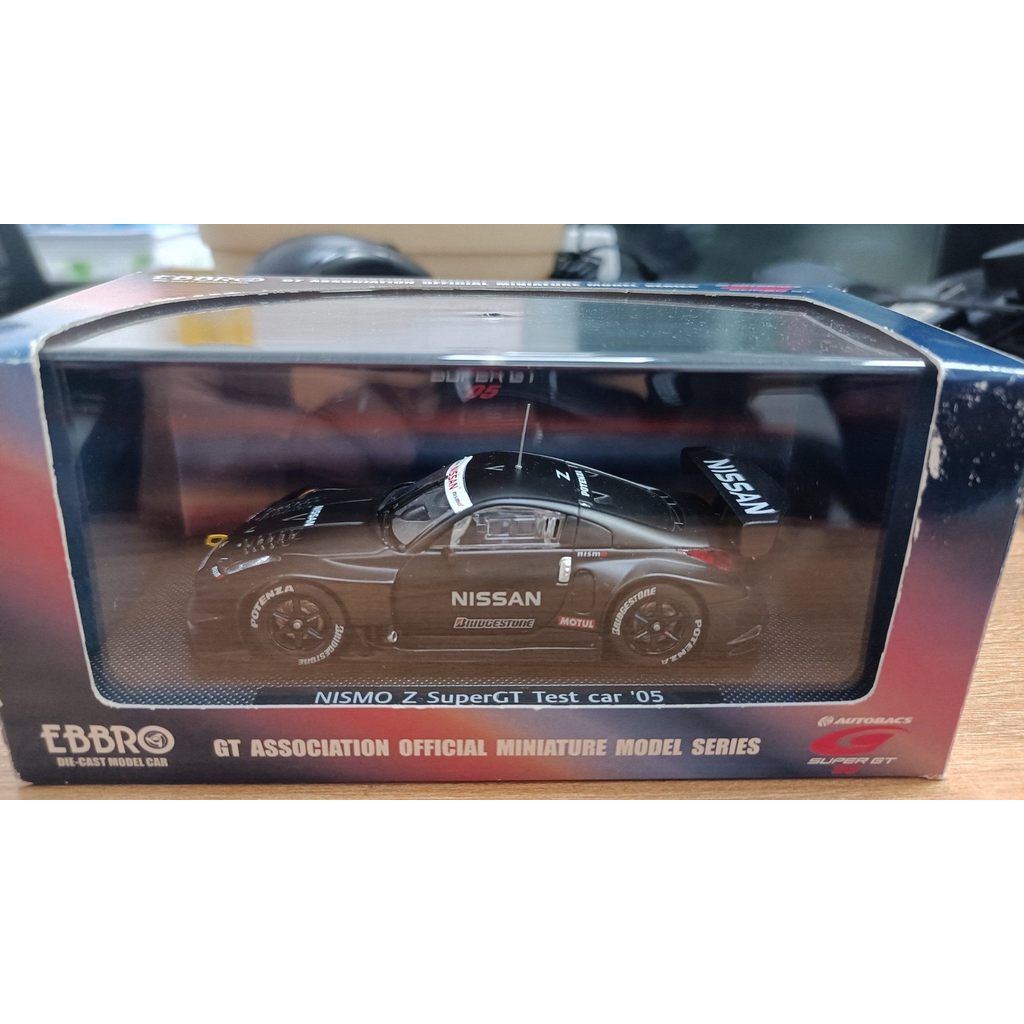 [Orphan] Out of Print 1/43 EBBRO SUPER GT 2005 NISMO TEST CAR Japanese Lady Japan SGT See, Refuse แว
