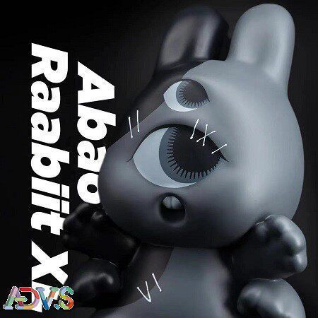 พร้อมสต็อก UNBOX ABAO RAABIIT XL Dream Rabbit Black Doll Jewelry