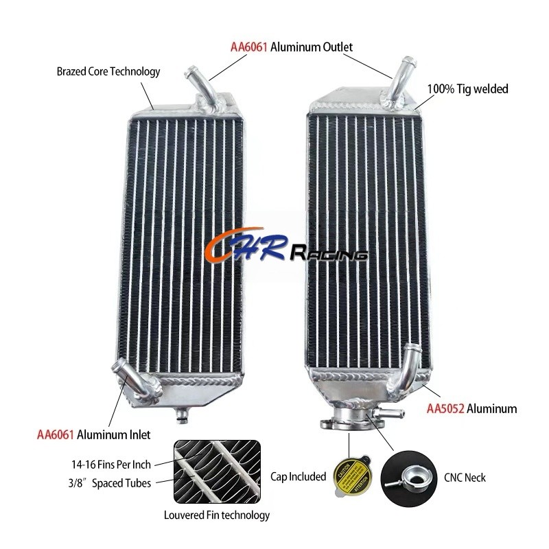 ใหม่ LH & RH หม้อน้ําอลูมิเนียมสําหรับ SUZUKI DRZ400 DRZ400E DRZ 400 E 2000 2001 00 01 Y K1