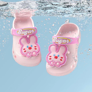 Cheerful Mario 13-20ซม Slipper เด็ก 12สี ลวดลายสัตว์ รองเท้านิ่มเด็ก ฤดูร้อน รองเท้ารัดส้นหัดเดิน น่ารัก แตะเด็กเล็ก