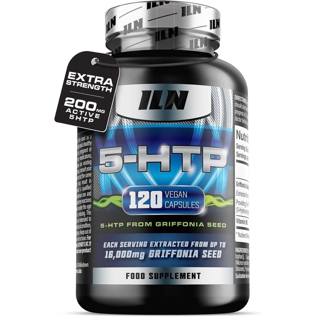 5HTP Extra Strength – 200 มก. Active 5 HTP – 5HTP สกัดจากเมล็ด griffonia ขนาด 16,000 มก. – อาหารเสริ