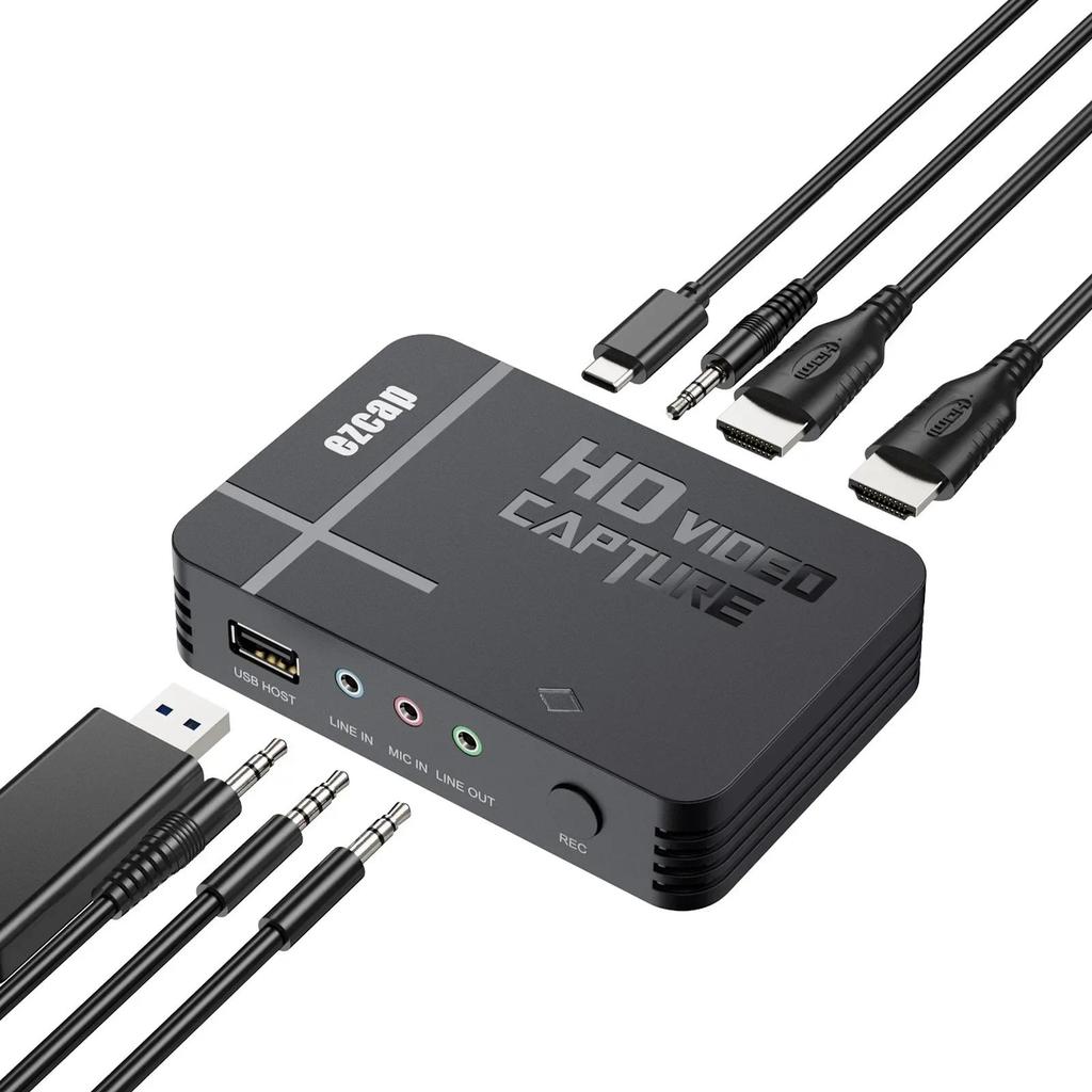 Ezcap288P HDMI AV Video Capture Card 1080P Recording Loop Analog To Digital Video Recorder Save To U
