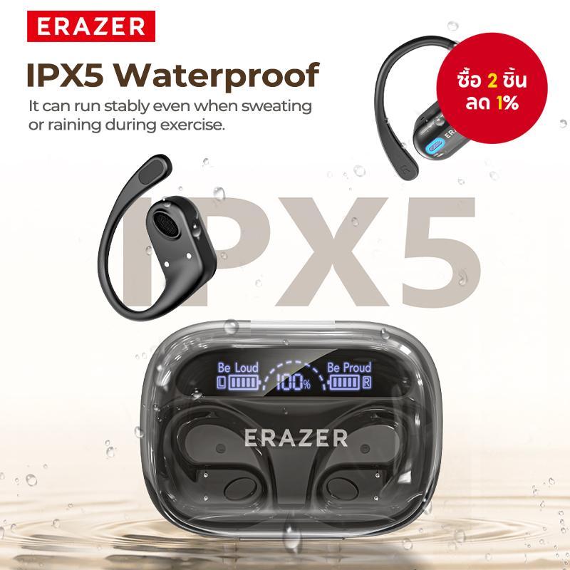 Erazer XP18 OWS หูฟังหูฟังไร้สาย TWS บลูทูธ 6.0 AI การแปลจอแสดงผล LED Power Bank สําหรับกีฬา