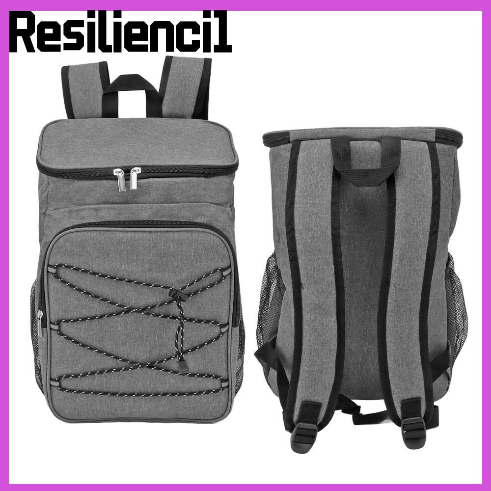 RESILIENCI1 Camping Insulated Backpack, Large Capacity Portable Cooler Backpack, For Day Trip Lightw