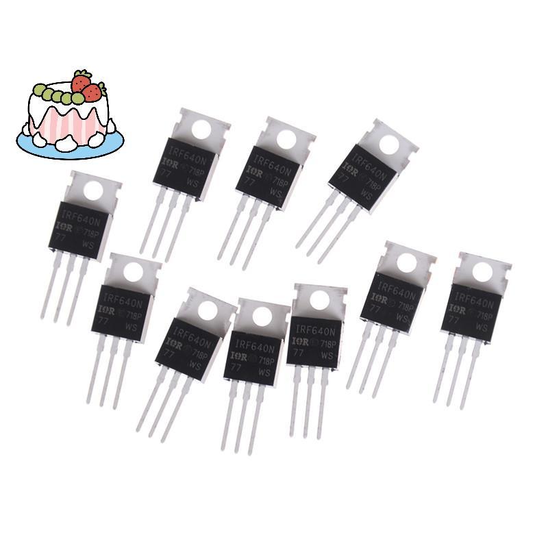 [Sep-t] 10 ชิ้นใหม่ IRF640 IRF640N Power mosfet 18A 200V TO-220