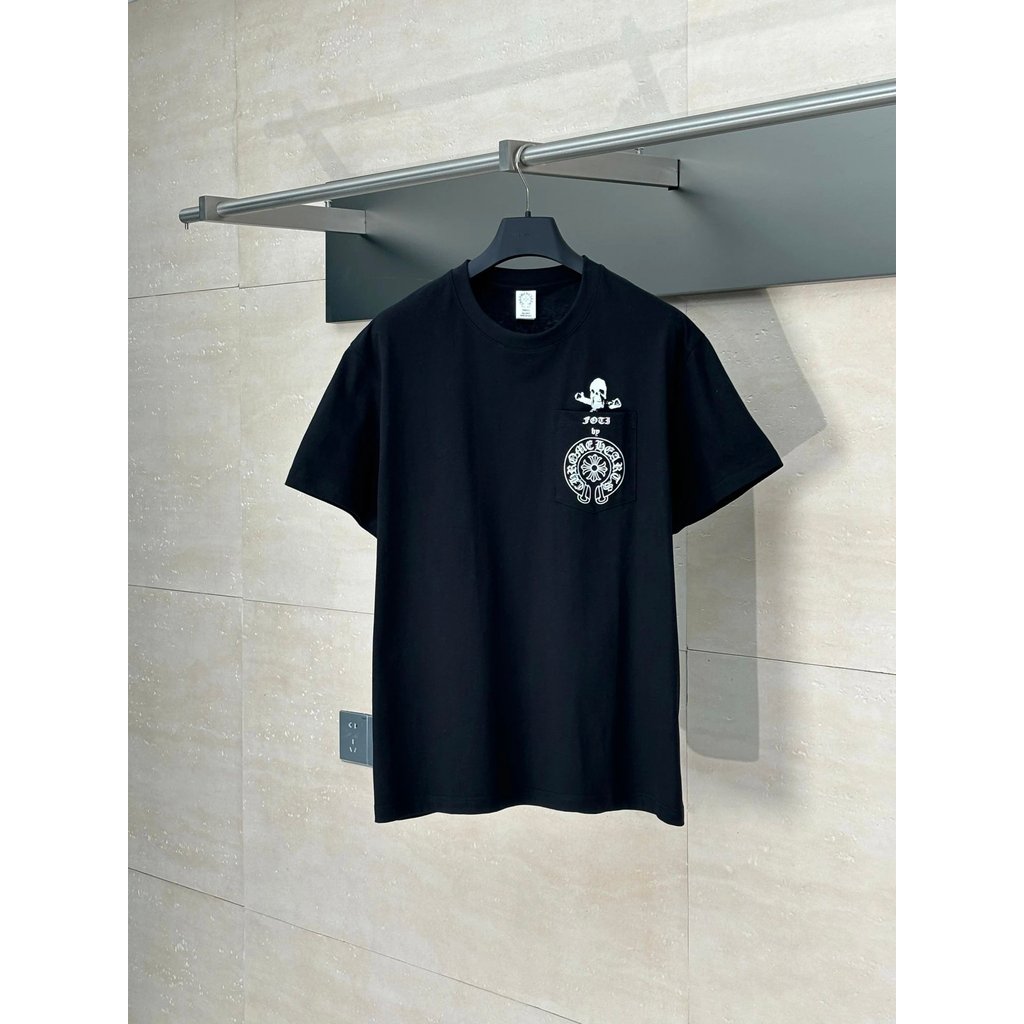 เสื้อแขนสั้น สไตล์โครงกระดูก Lizard Man Scroll สำหรับทั้งผู้ชายและผู้หญิง