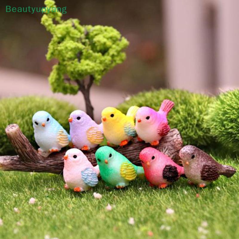 [Beautyupyang] ประดิษฐ์นกน้อยตุ๊กตาสัตว์โมเดลตกแต่งบ้านอุปกรณ์สวนขนาดเล็ก