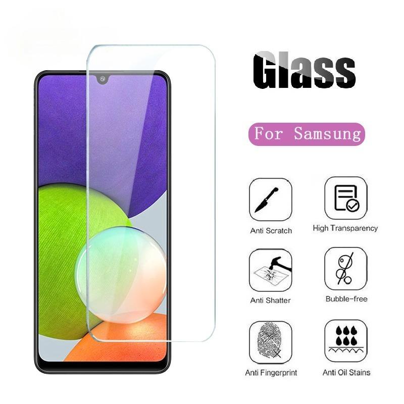 2 PCS ฟิล์มกระจกนิรภัยเหมาะสําหรับ Samsung Galaxy A05 A05s A24 A54 A14 5G A34 A04s A53 A12 A52s A73 