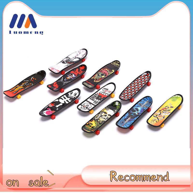 Luo-Meng พลาสติก Mini สเก็ตสเก็ตบอร์ด Fingerboard ของเล่นแปลกใหม่สําหรับของขวัญเด็ก Nice