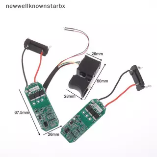 NEWSD 16.8V แบตเตอรี่ลิเธียมเจาะควบคุม + ชุดสวิตช์ 18V Brushless เจาะแผงวงจรสวิทช์ 07115 DDC